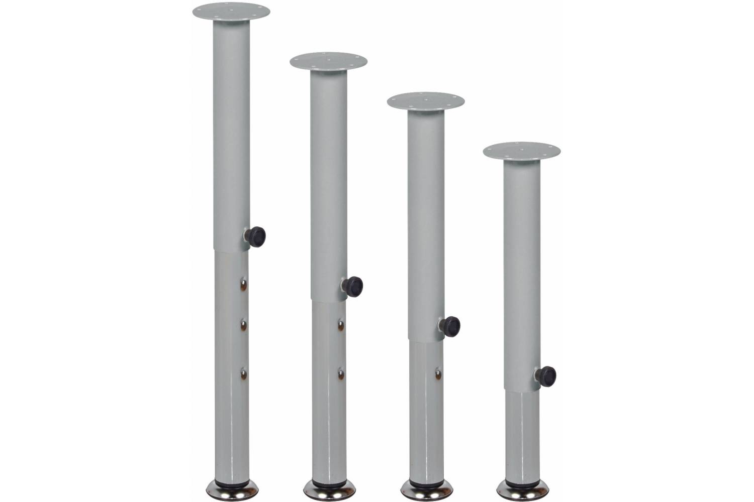 Silver Dura Table Leg Adjustable 