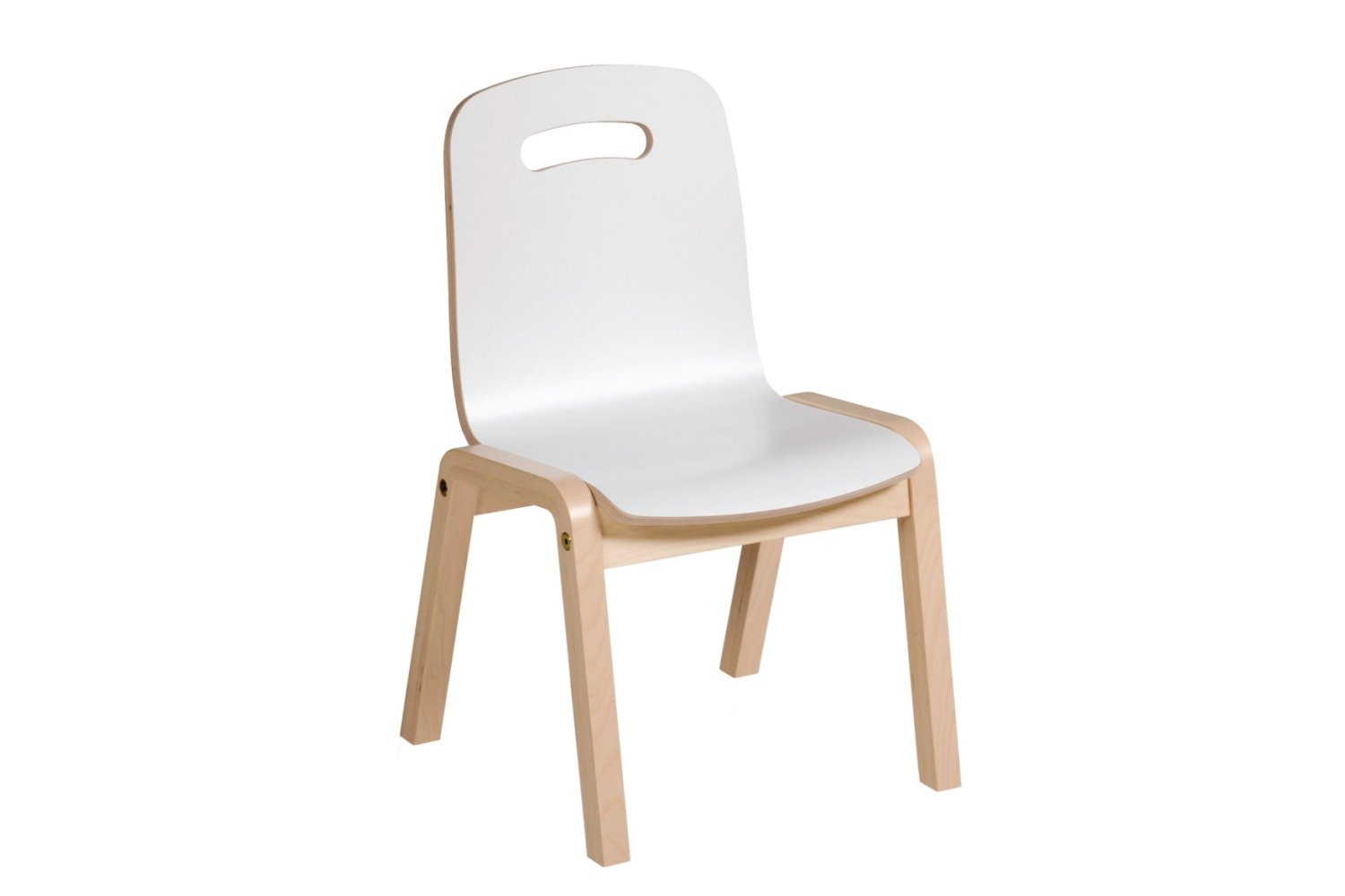 Starship Chair - Scandinavian Birch Ply with White HPL 300H