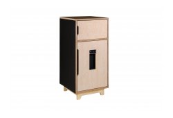 Natural wooden Fridge and Freezer unit 