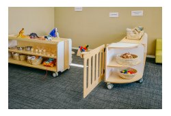 Gate for infants - plywood nursery with latch